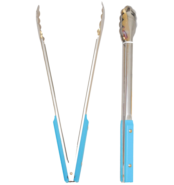 Dax 40cm Original Clamshell Braai Tong - Baby Blue