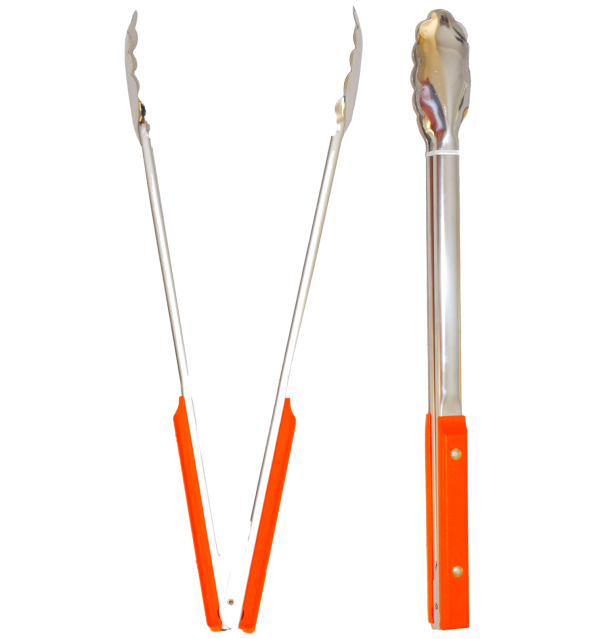 Dax 40cm Original Clamshell Braai Tong - Orange
