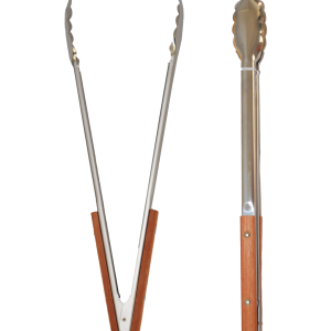 Dax 40cm Original Clamshell Braai Tong - Wood